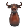 Bull - Faux Leather Ornament