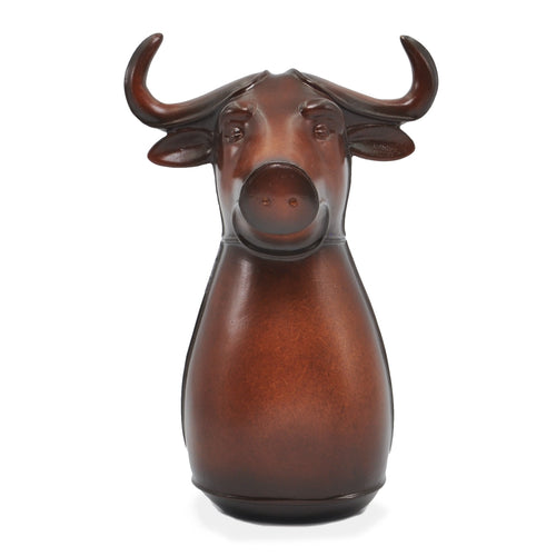 Bull - Faux Leather Ornament